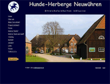 Tablet Screenshot of hundeherberge.neuwuehren.de